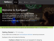 Tablet Screenshot of eyespace.com.au